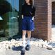 Double Frill Knit(BLACK)