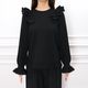 Double Frill Knit(BLACK)