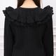 Double Frill Knit(BLACK)