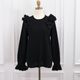 Double Frill Knit(BLACK)