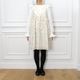 Sheer Flower Jumper Dress(CREAM)