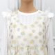 Sheer Flower Jumper Dress(CREAM)