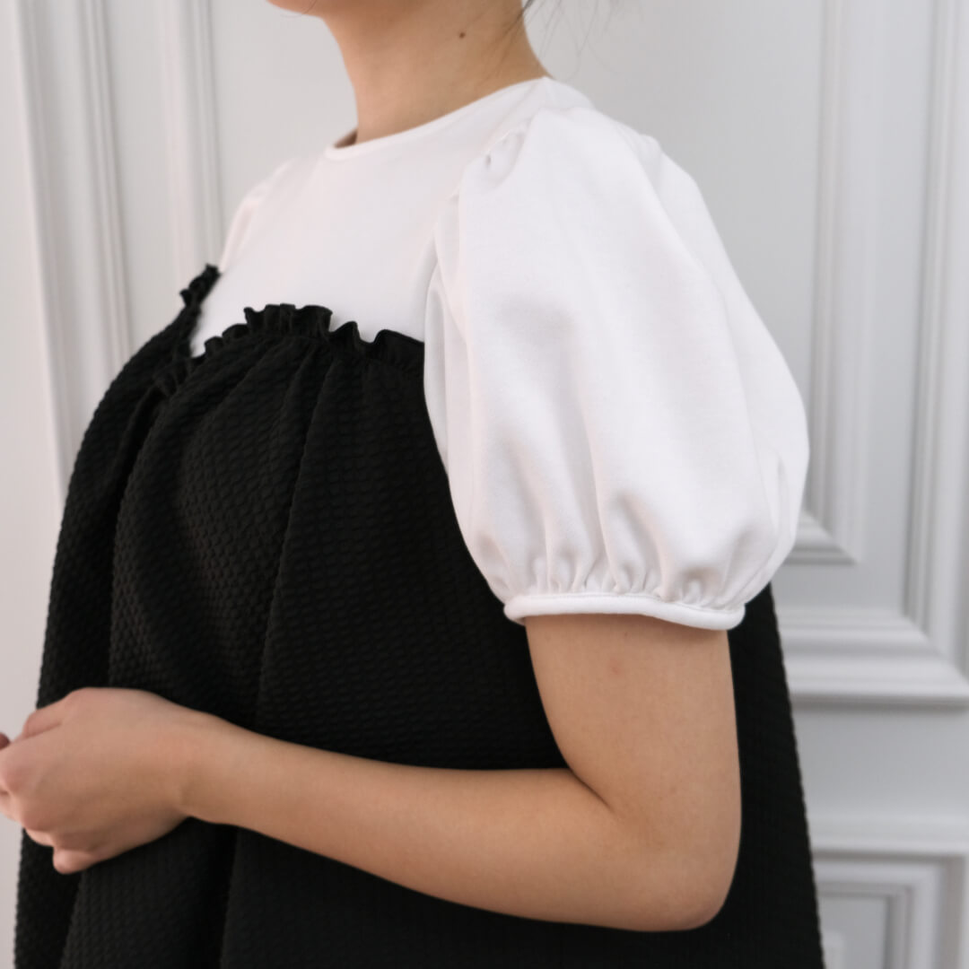 ドビーカットソー(WHITE×BLACK) | すべての商品 | UN MINOU