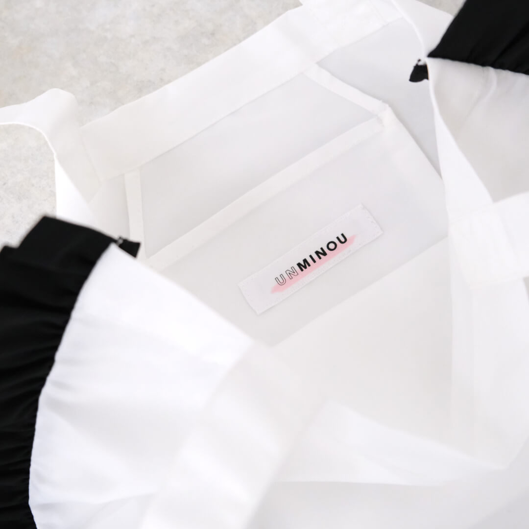 フリルトートバック(WHITE) | すべての商品 | UN MINOU