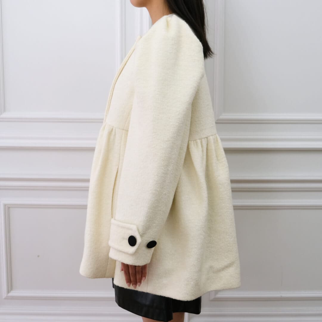 ダブルボタンコート(WHITE) | OUTER | UN MINOU