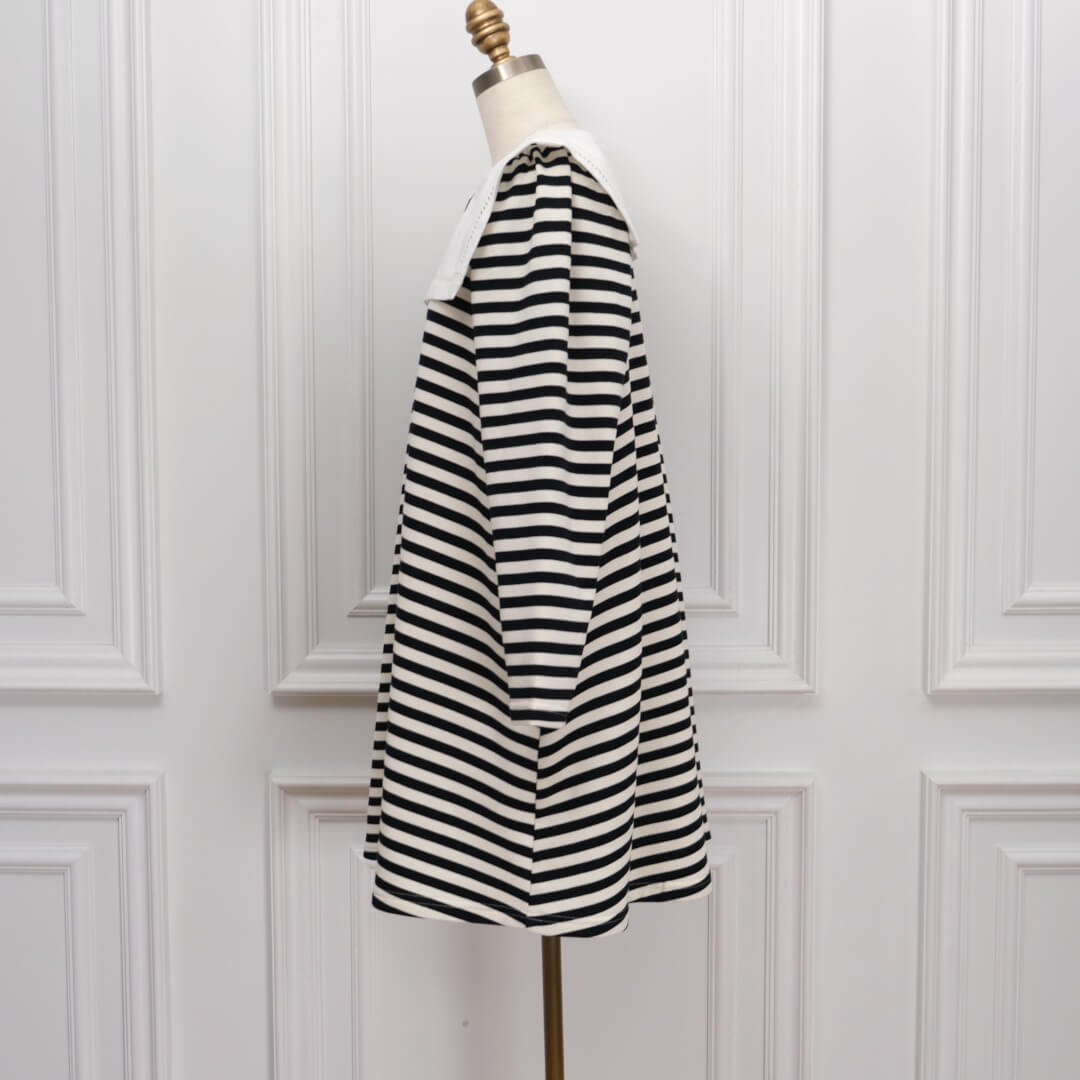 Sailor Collar Dress(WHITE��BLACK)