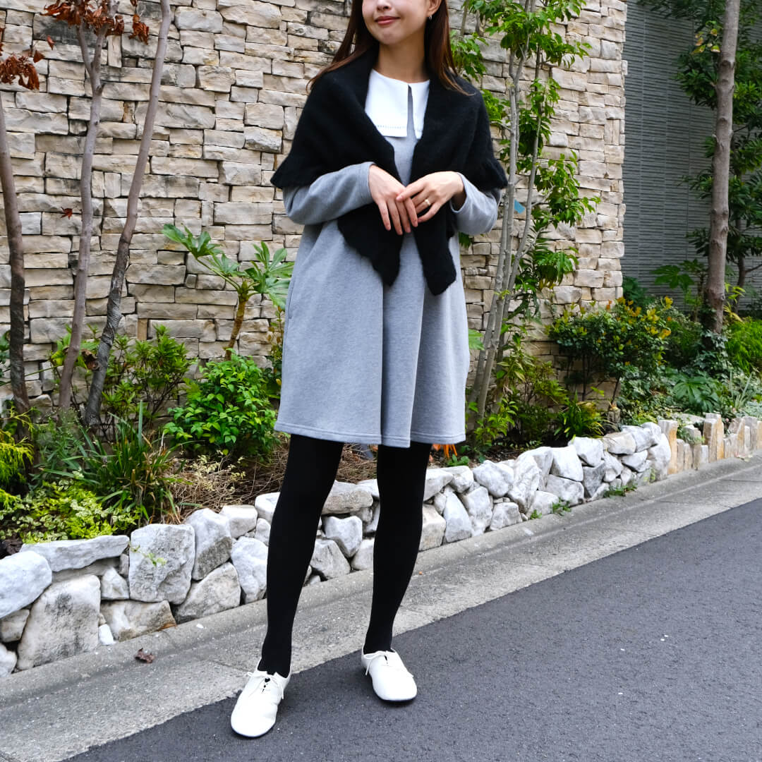 Sailor Collar Dress(GRAY)