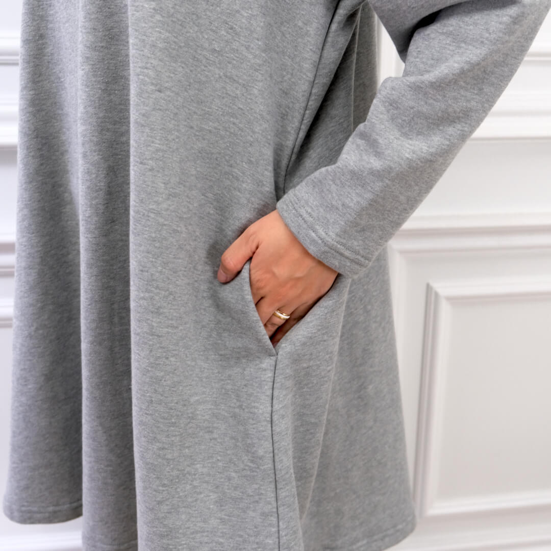 Sailor Collar Dress(GRAY)