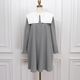 Sailor Collar Dress(GRAY)