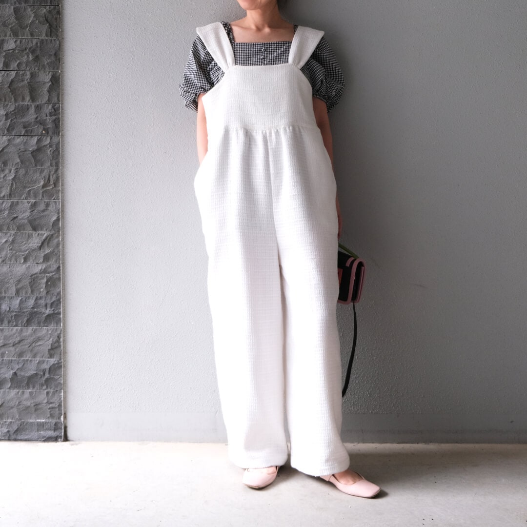 サマーツイードオールインワン(WHITE) | すべての商品 | UN MINOU
