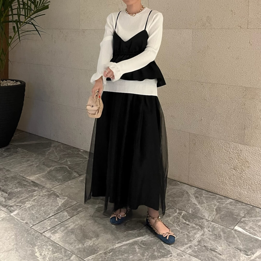 アンミヌ UNMINOU サテンバルーンビスチェ アンミヌ UNMINOU サテンバルーンビスチェ アンミヌ unminou サテン