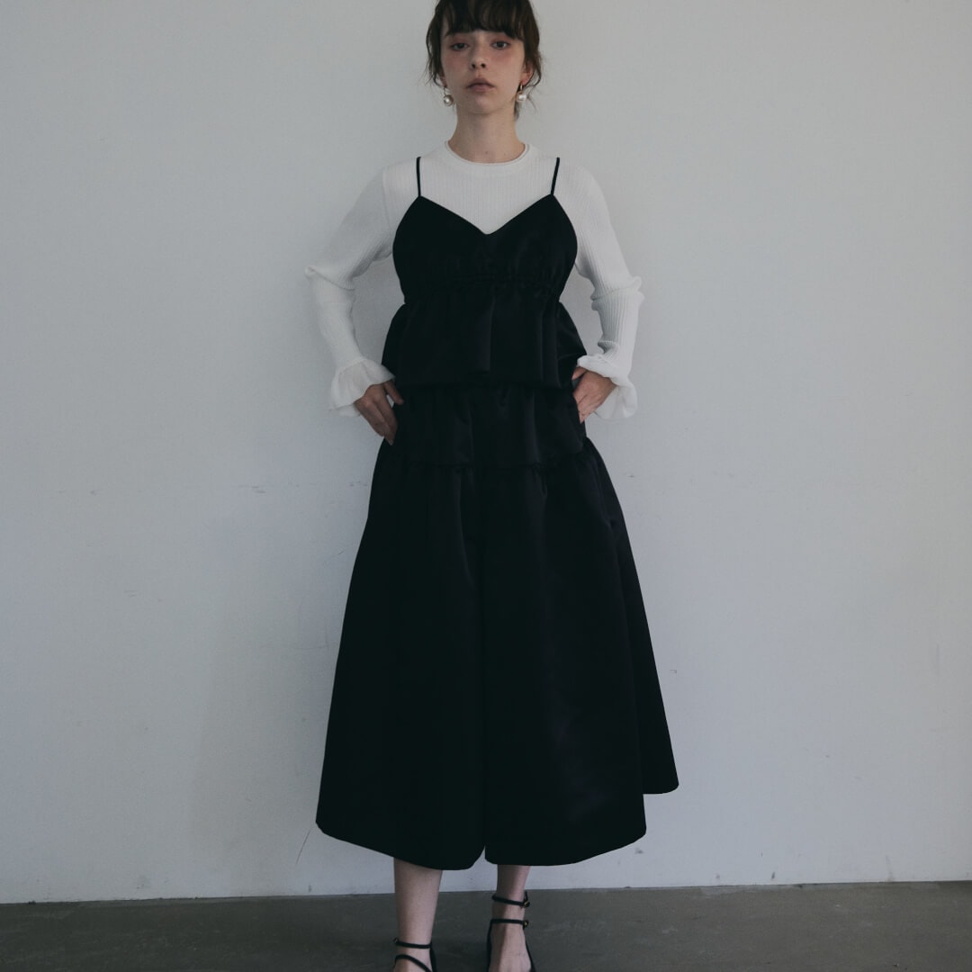 ノーブルサテンビスチェ(BLACK) | TOPS | UN MINOU