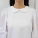 Picot Collar Docking Tops(WHITE)
