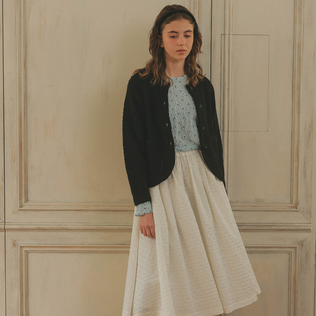 ヘムラウンドカーディガン(BLACK) | すべての商品 | UN MINOU 