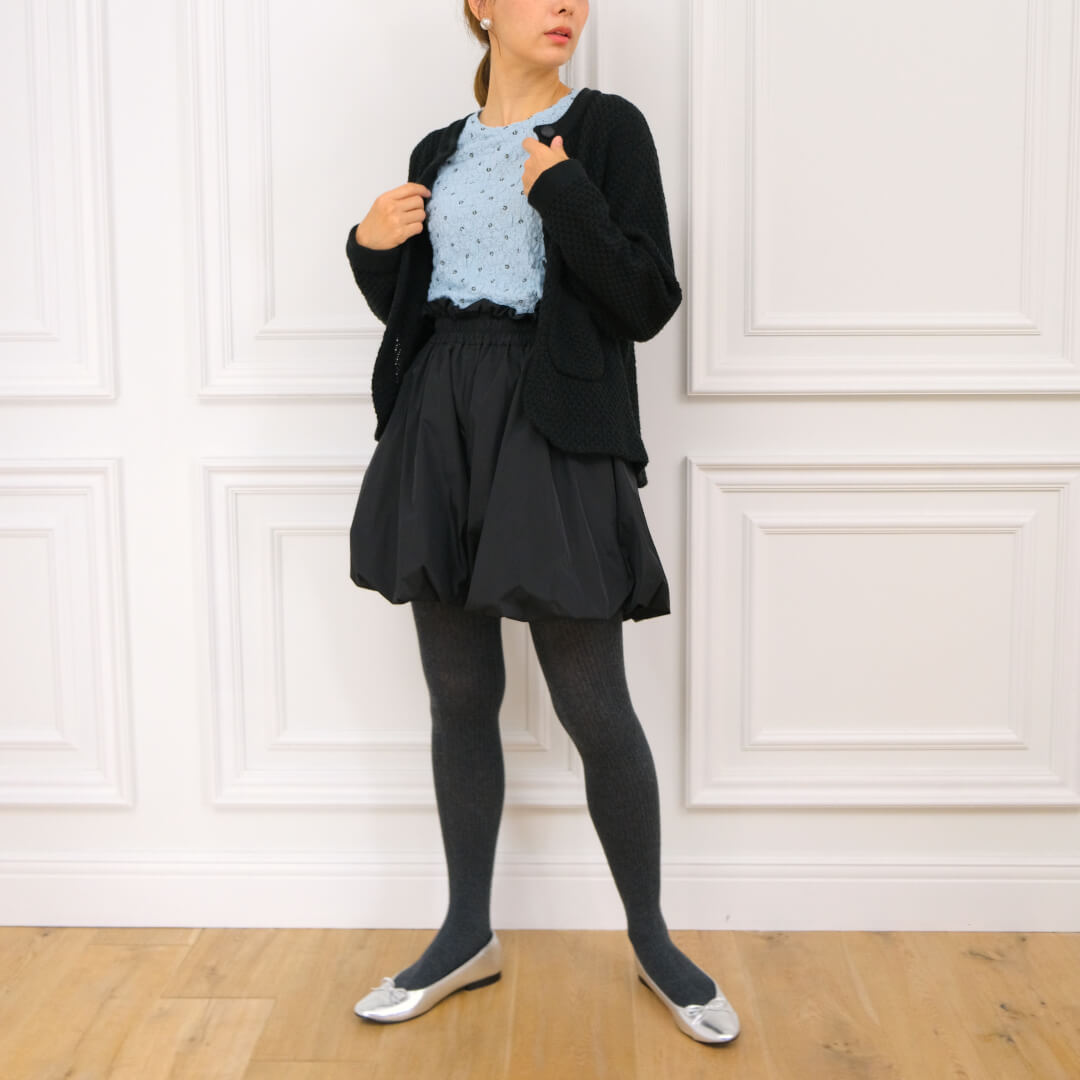 ヘムラウンドカーディガン(BLACK) | すべての商品 | UN MINOU 