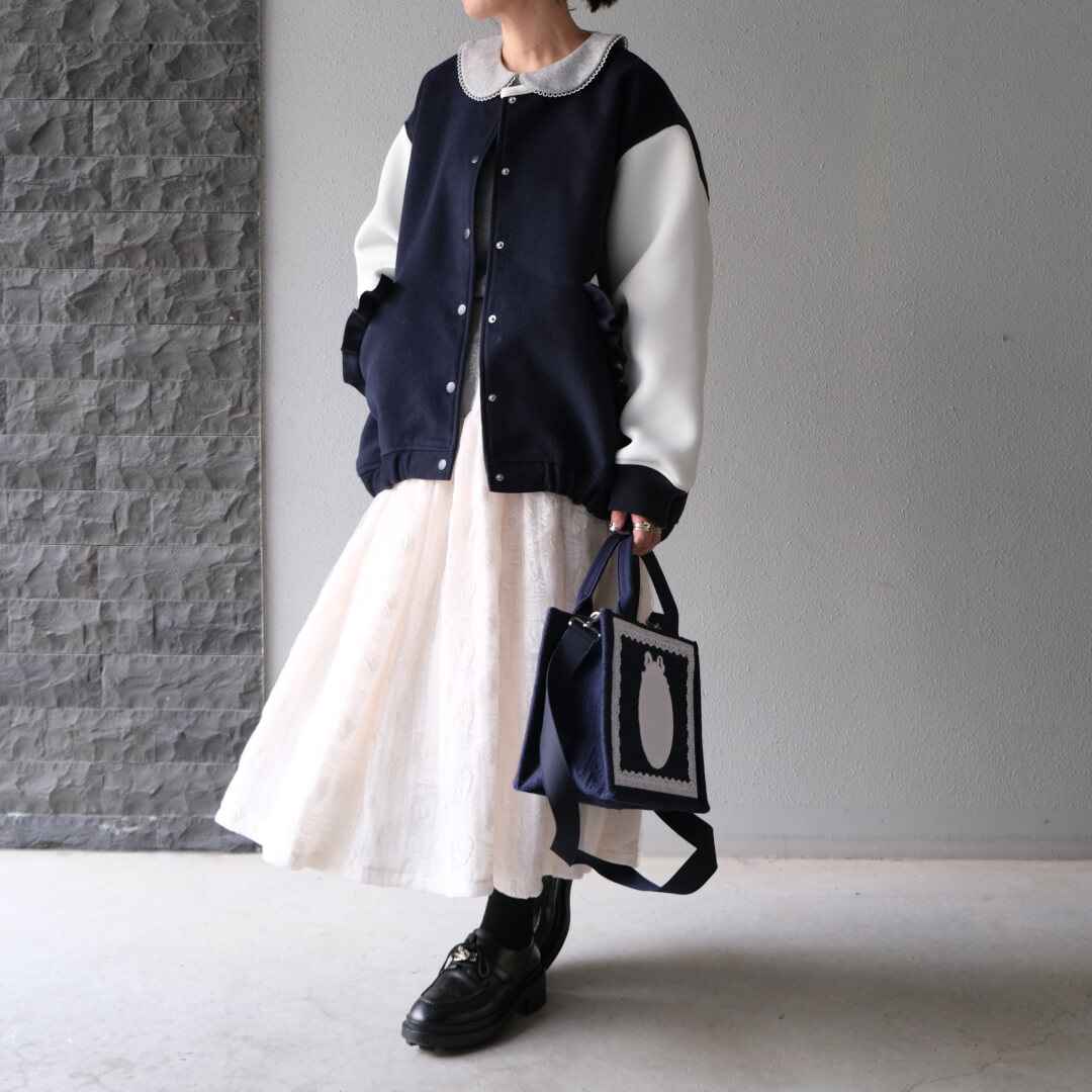 Picot Collar Docking Tops(GRAY)