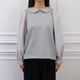 Picot Collar Docking Tops(GRAY)