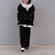 Organza Flower Blouse(WHITE)