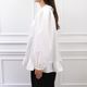 Organza Flower Blouse(WHITE)