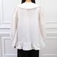 Organza Flower Blouse(WHITE)