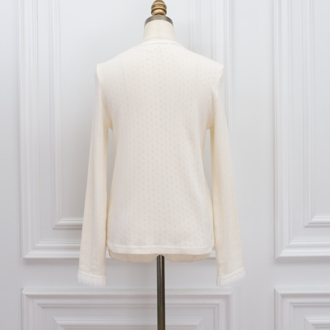 Eyelet Lace Tee(WHITE)