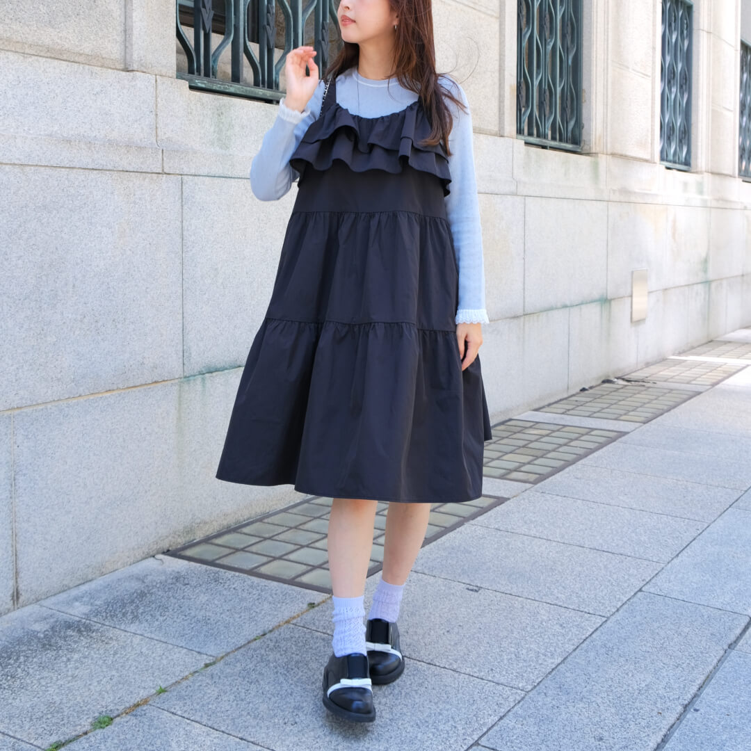 Eyelet Lace Tee(BLUE)