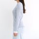 Eyelet Lace Tee(BLUE)