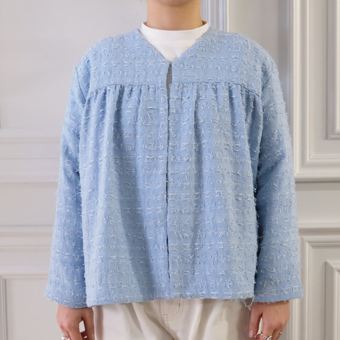 サマーツイードジャケット(BLUE) | すべての商品 | UN MINOU