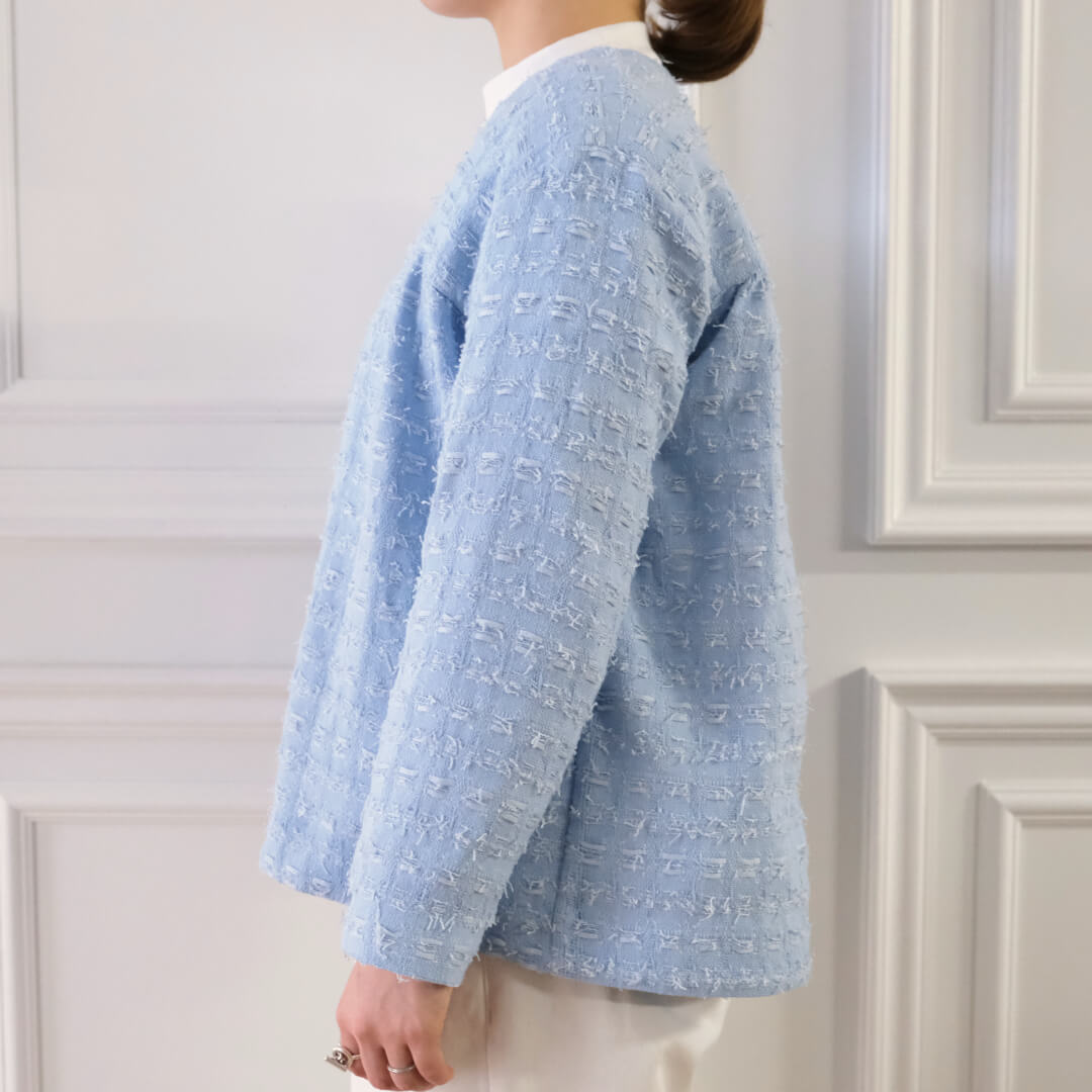 サマーツイードジャケット(BLUE) | すべての商品 | UN MINOU