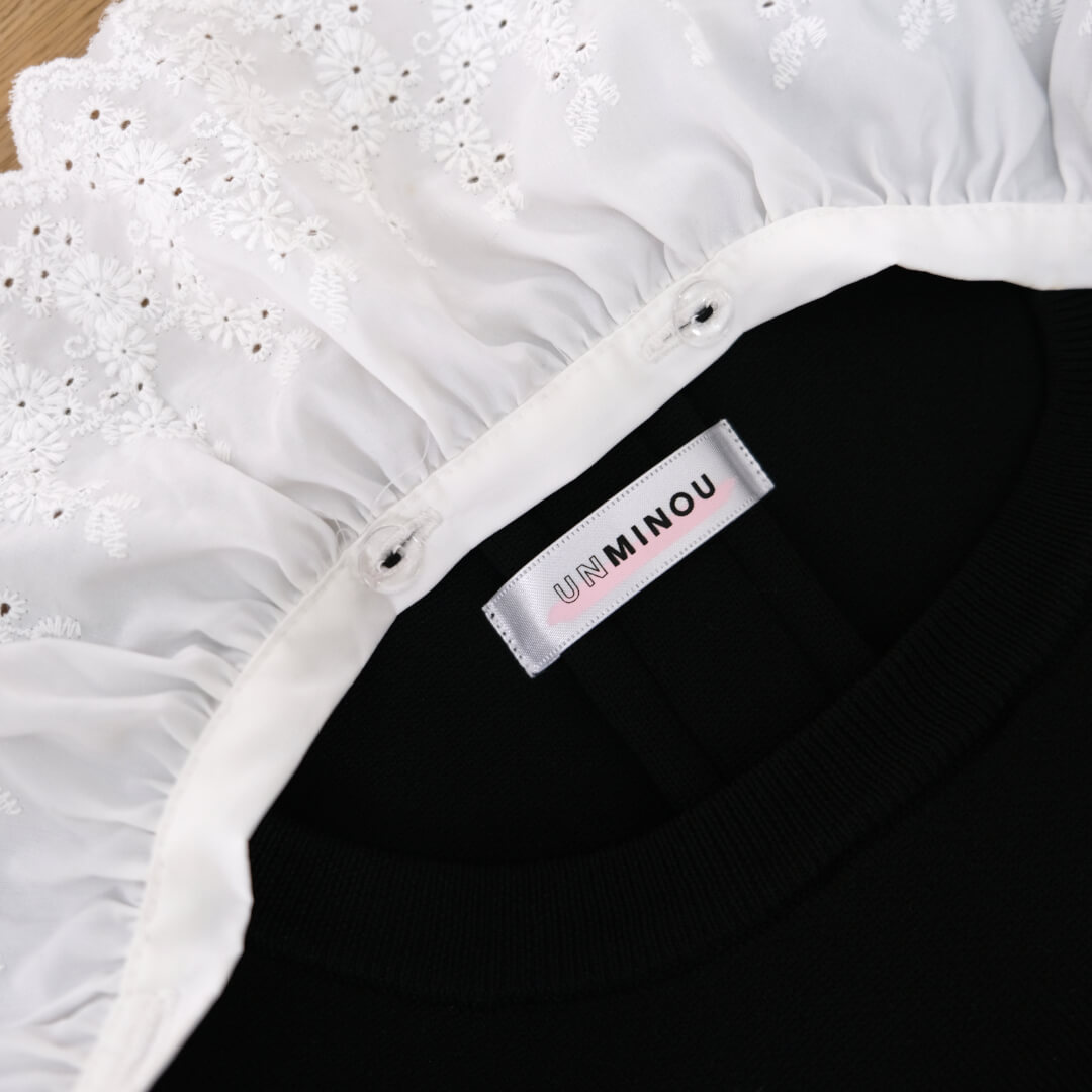 フルールカラードッキングトップス(BLACK) | すべての商品 | UN MINOU