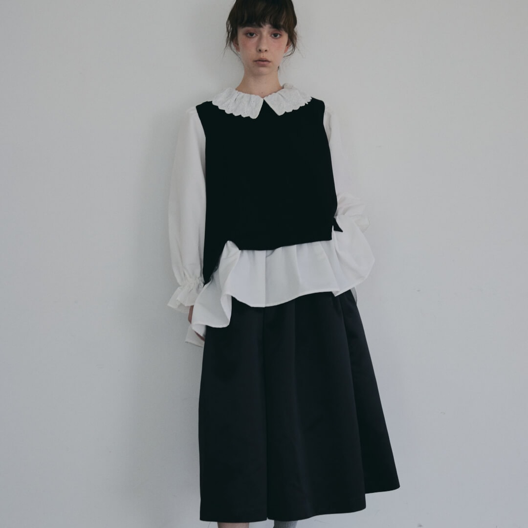 フルールカラードッキングトップス(BLACK) | すべての商品 | UN MINOU