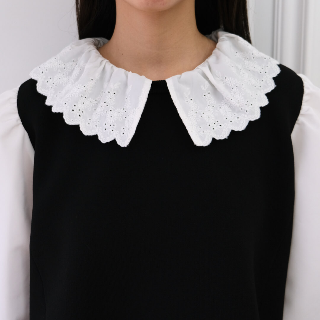 フルールカラードッキングトップス(BLACK) | すべての商品 | UN MINOU