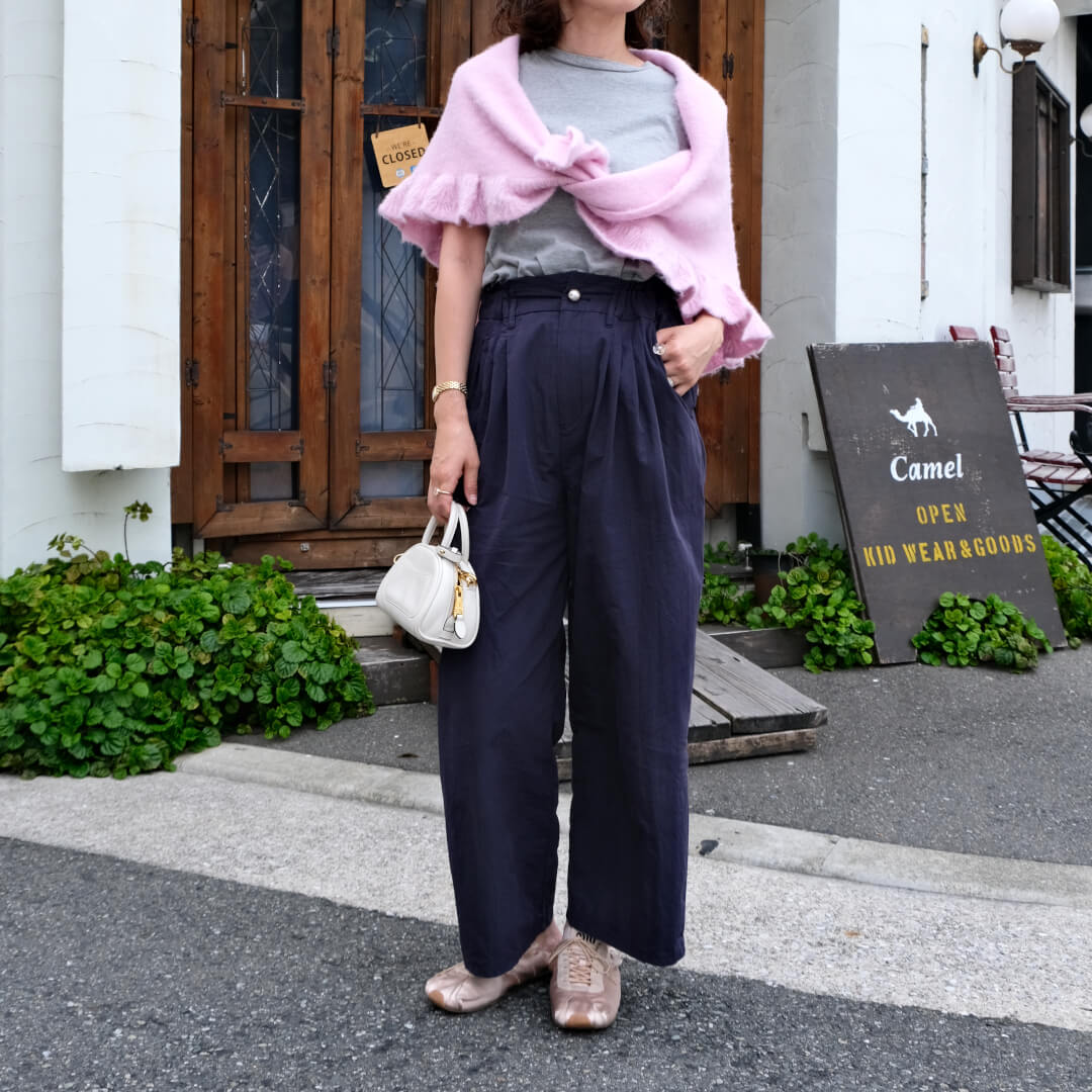Frill Triangle Muffler(PINK)