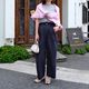 Frill Triangle Muffler(PINK)
