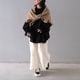 Frill Triangle Muffler(BROWN)