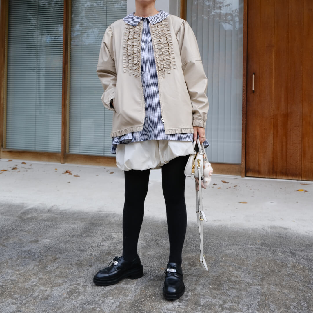 �⡼�ɥե�륨���쥶�����㥱�å�(BEIGE)