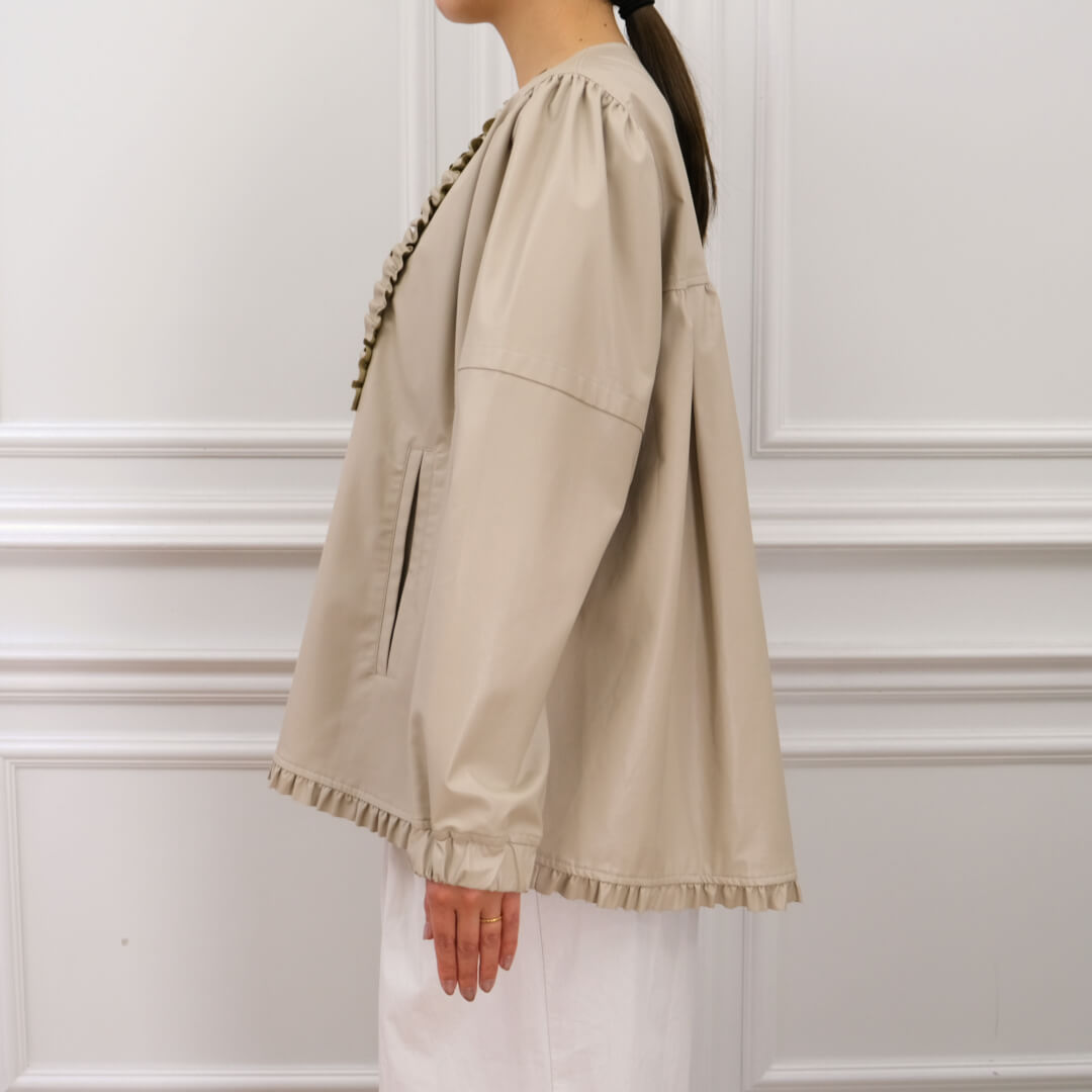 �⡼�ɥե�륨���쥶�����㥱�å�(BEIGE)