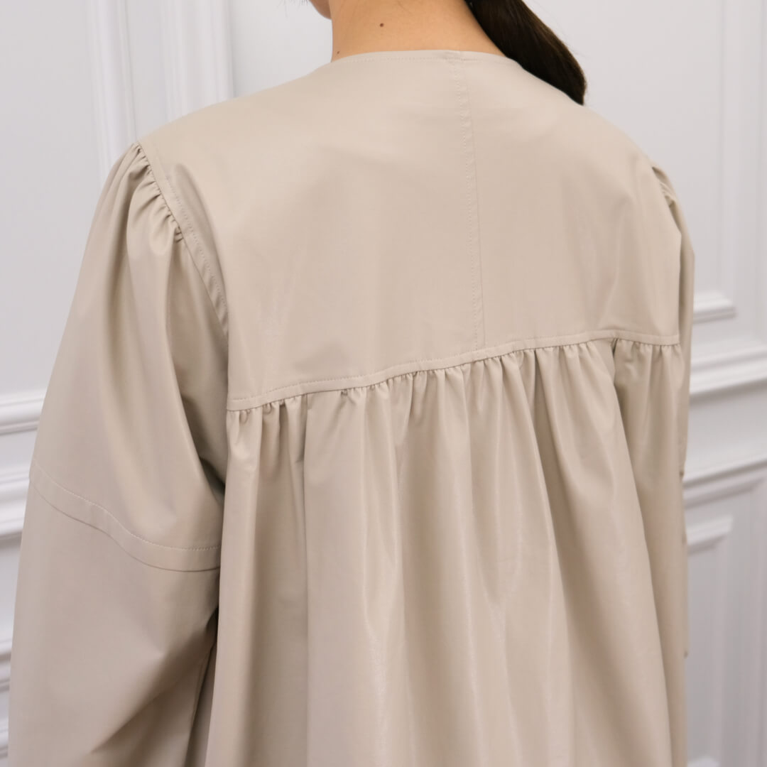 �⡼�ɥե�륨���쥶�����㥱�å�(BEIGE)