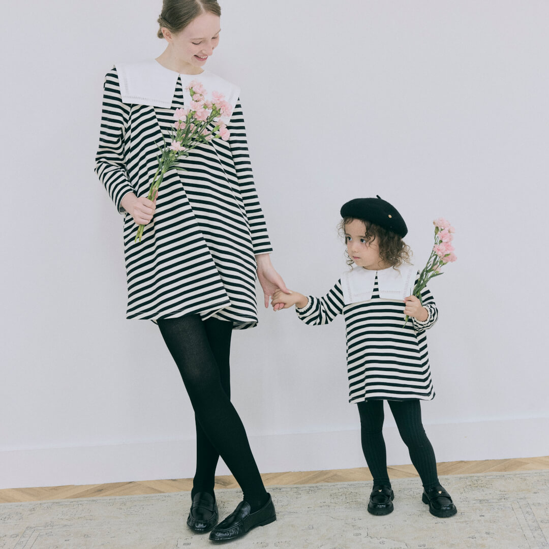 Sailor Collar Dress / BABY(WHITE��BLACK)