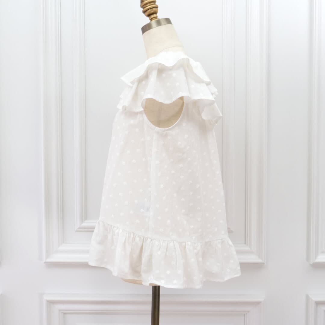 プチフラワーエンブロイダリーブラウス(WHITE) | すべての商品 | UN MINOU