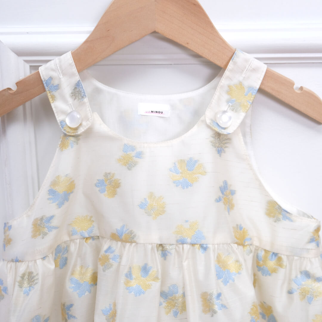 Sheer Flower Jumper Dress / BABY(CREAM) 