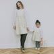 Sheer Flower Jumper Dress / BABY(CREAM) 