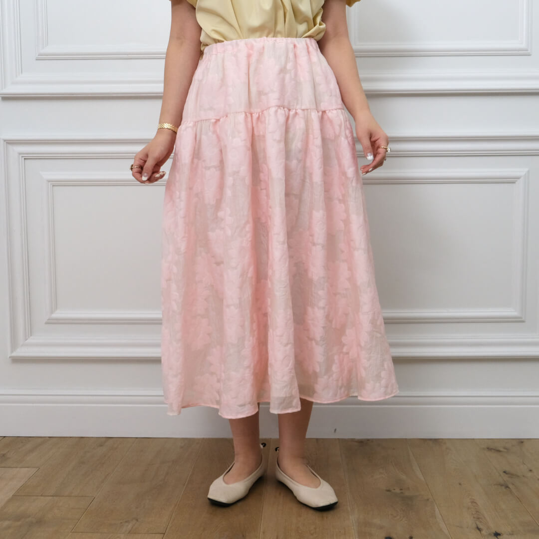 ボリュームフラワースカート(PINK) | すべての商品 | UN MINOU 