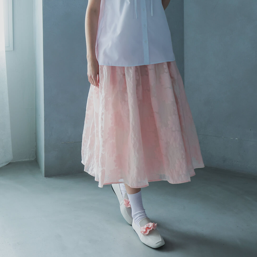 ボリュームフラワースカート(PINK) | すべての商品 | UN MINOU 