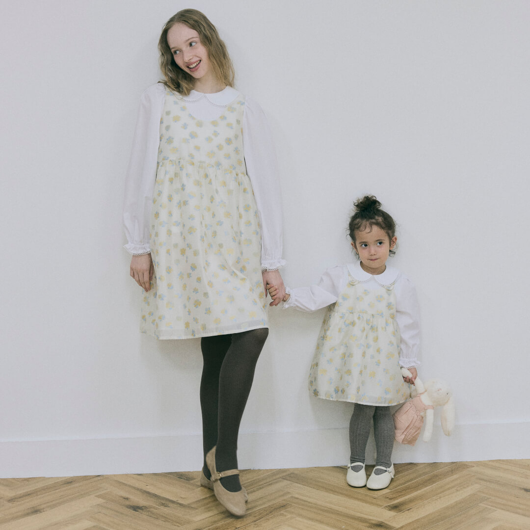 Picot Collar Docking Tops / BABY(WHITE)