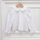 Picot Collar Docking Tops / BABY(WHITE)