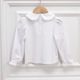 Picot Collar Docking Tops / BABY(WHITE)