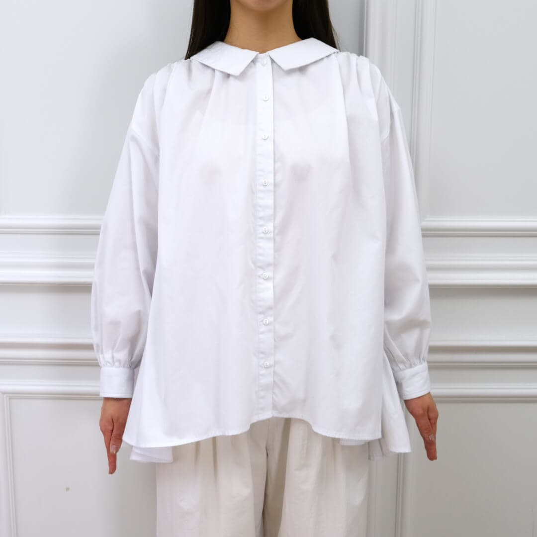 バックティアードブラウス(WHITE) | すべての商品 | UN MINOU
