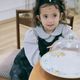 Picot Collar Docking Tops / BABY(GRAY)