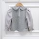 Picot Collar Docking Tops / BABY(GRAY)